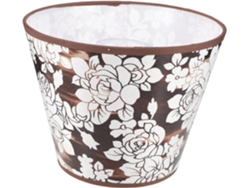 Lámpara De Mesa Con Diseño Floral, Pantalla Cilíndrica Para Lámpara De Mesita De Noche
