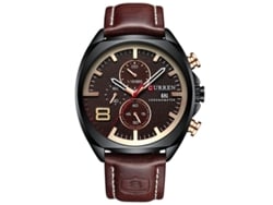 Reloj Deportivo Para Hombre (marrón), Multifuncional, Resistente Al Agua, De Cuarzo Con Seis Manecillas.