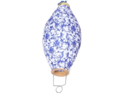 Farol Colgante Asiático Azul Y Blanco, Decoración Exterior Impermeable Para Bodas Y Fiestas.