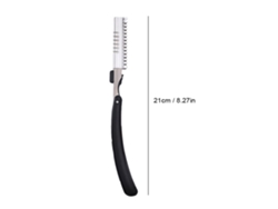 Cuchilla De Afeitar Para Barba Y Cejas Herramienta De Afeitado Plegable Color Aleatorio