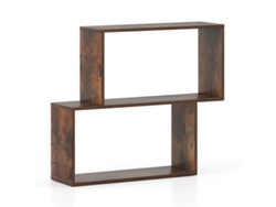 Librería geométrica con 3 baldas cúbicas, 80x22x70cm, NORTHIX | NORTHIX
