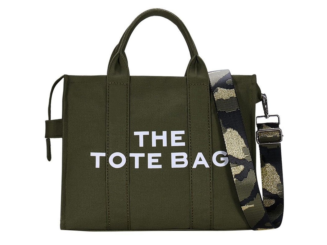 2026-bolsa De Lona Para Mujer, Bolso Casual De Lona Bandolera Con Cremallera (verde)