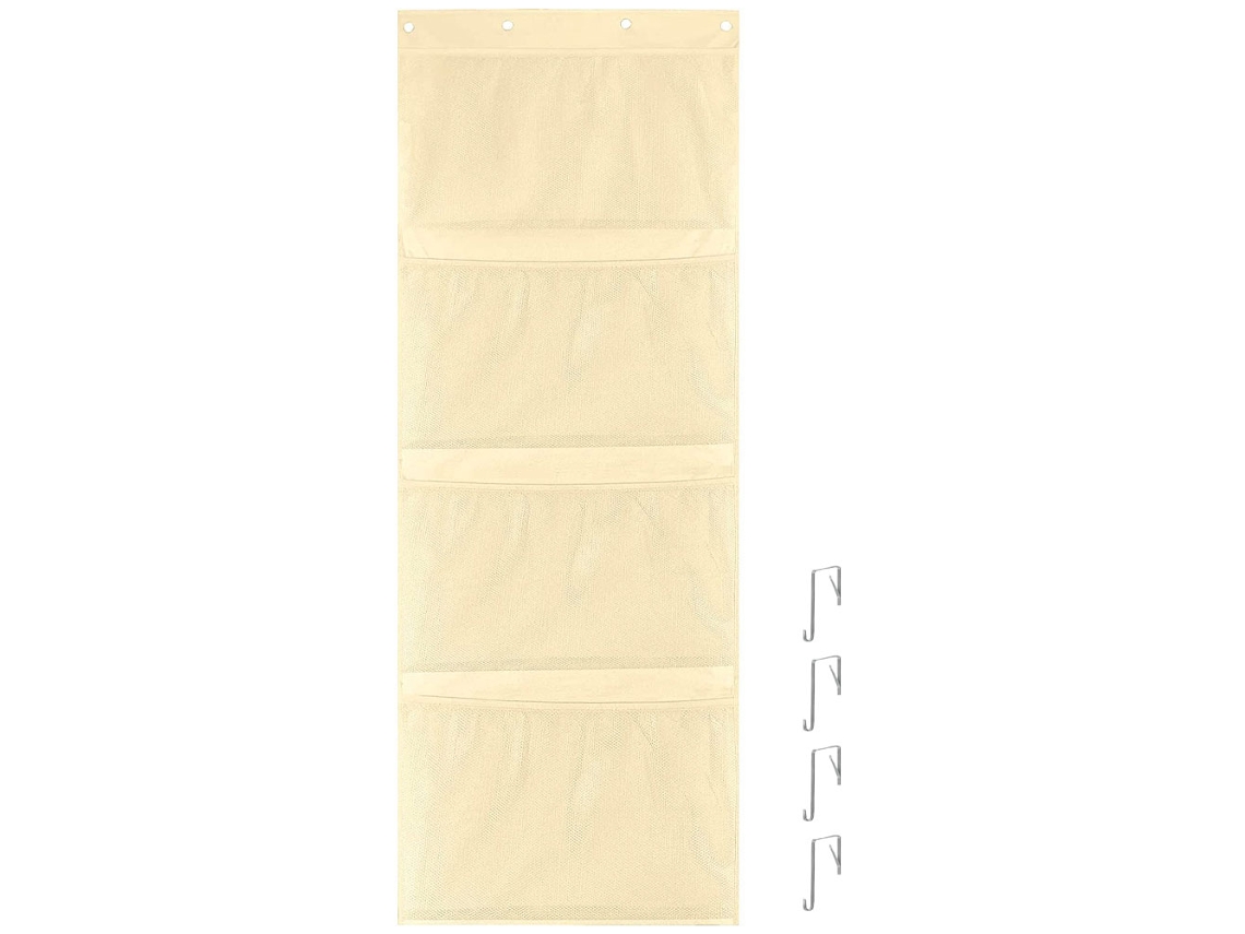 Organizador Juguetes Peluche También Utiliza Guardar RNEMITERY Beige (33x24x4cm)