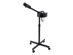 Vaporizador facial, 800 W de potencia, boquilla ajustable 360°, negro.