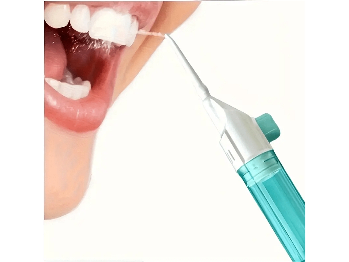 Equipo Higiene Oral Azul Portátil, Montaje Sencillo, Ideal Para Personas Con Implantes Y Coronas Dentales.