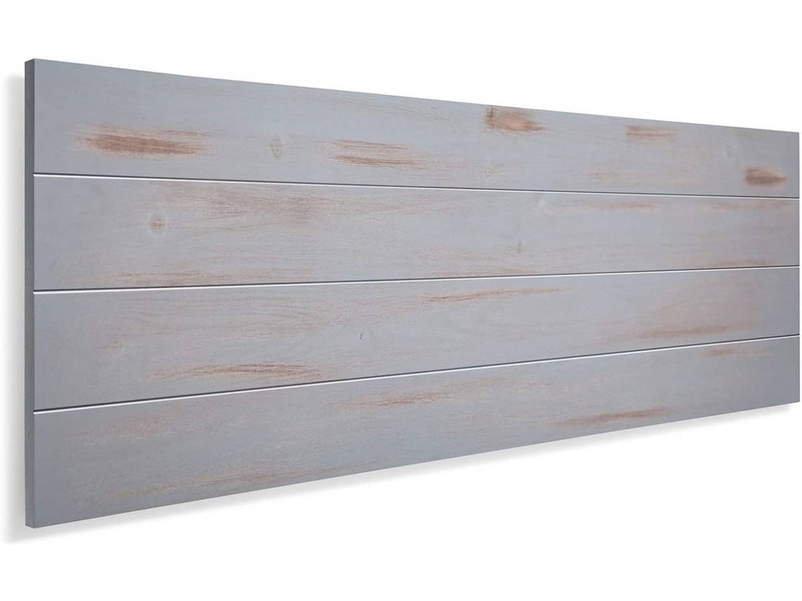 Cabecero de Cama PEJECAR Oslo (Gris - Madera de Piño - 45x145x3 cm)