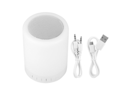 Altavoz Led Bluetooth 4.1, Lámpara 2 En 1 Con Luz Ajustable Y Llamadas Manos Libres.