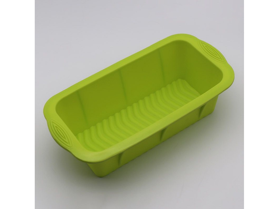 2026da-molde De Silicona Para Pasteles Cuadrados, Molde De Hornear Antiadherente Para Pan Casero, Verde, 2 Piezas