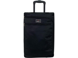 Maleta de tela Trolley Cabina Equipaje de mano Viaje Avión plegable ligero con ruedas aceptado por todas las aerolíneas Negro COSHANO