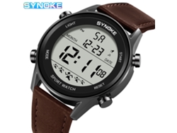 Reloj de pulsera multifuncional para hombre para deportes al aire libre, resistente al agua, con pantalla grande e iluminación LED.