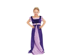 Disfraz de Dama Medieval morado y lila para niña