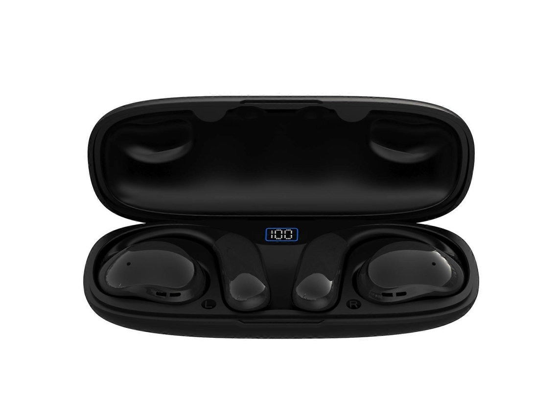 Auriculares Bluetooth con compartimento de carga y pantalla digital Ly Ebike