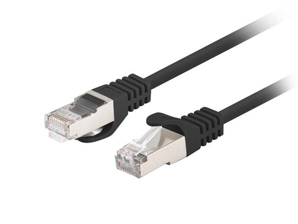 Cable De Red Lanberg Pcf6-20cc-0150-bk Cat.6 Ftp 1,5 M Pack 10 Negro