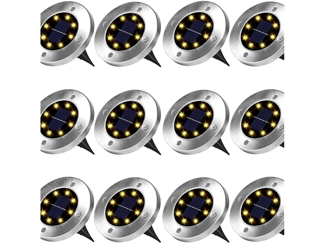 Solar Ground Spots Tuinverlichting Op Zone Energy Tuinverlichting Op Zone Energy Buitenlamp Tuin Tuinlamp 16 Stuks ZYBLSSBB