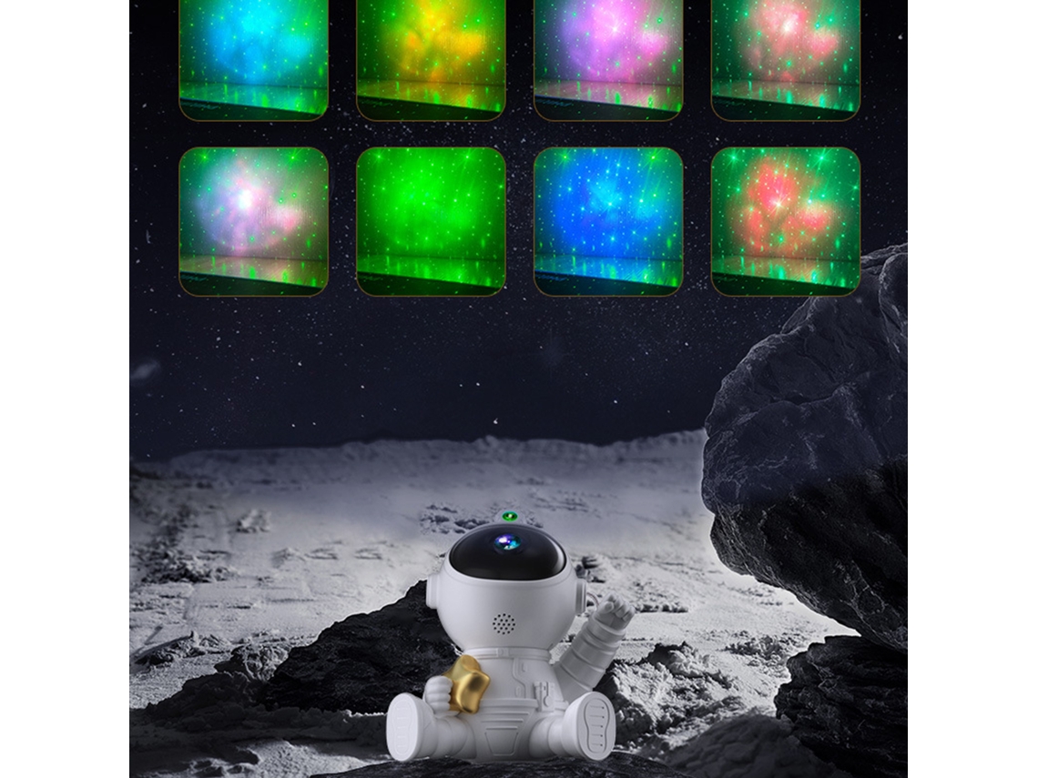 Luces nocturnas de astronauta, galaxia, regalo creativo para dormitorio