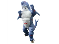 Disfraz Hinchable De Tiburón Para Adultos Halloween Traje De Cosplay Divertido Inflable
