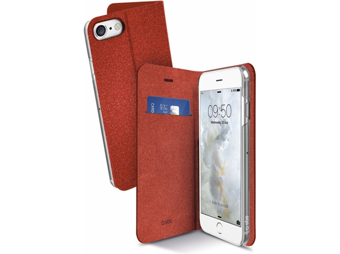 Funda iPhone 6, 6s, 7, 8 SBS Book Sparky Rojo