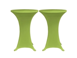 Maison Exclusive - Mantel extensible de 2 piezas, 60 cm, color verde