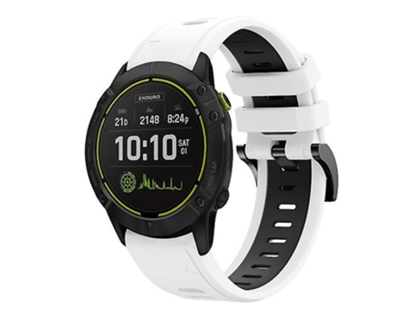 Correa Smartwatch Para Garmin Enduro 26Mm Blanco-Negro VENISYMLIS