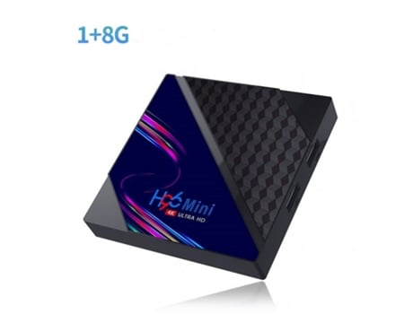Box Smart Tv Android 10.0 H96 Mini V8 Rk3228a Wifi Receptor de TV 1 + 8G_Estándar británico