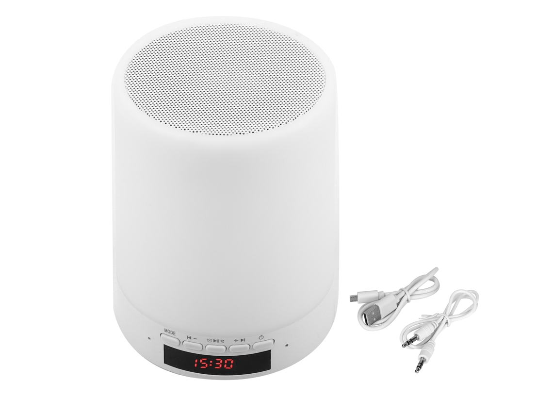 2026-altavoz Bluetooth Con Luz Nocturna Rgb, Reloj Despertador Inteligente Y Reproductor Mp3