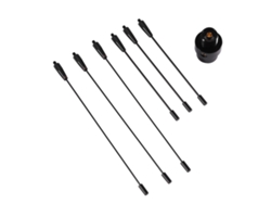 Antena Móvil Terrestre Re-02 Uhf-f De 10-1300 Mhz Para Transceptor De Radio Bidireccional De Automóvil.