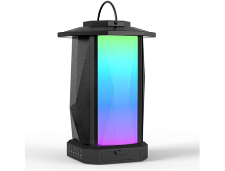 Altavoz Bluetooth portátil Brillante Potente 50 W Volumen alto Batería de 18 horas negro BISBISOUS