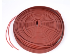 Cable Calefactor Impermeable Para Tuberías, Color Rojo Ladrillo, 220 V, 10 M X 25 Mm