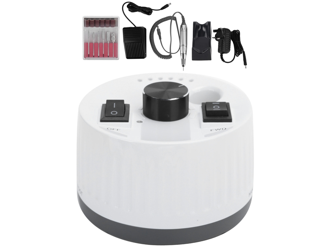 Taladro Eléctrico Para Uñas De 30000 Rpm Con Brocas Para Pulir Y Reparar.