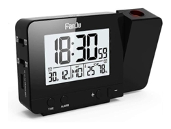 Reloj despertador con proyección Radio Factory: Proyección, termómetro/higrómetro con proyección) GOKOCO