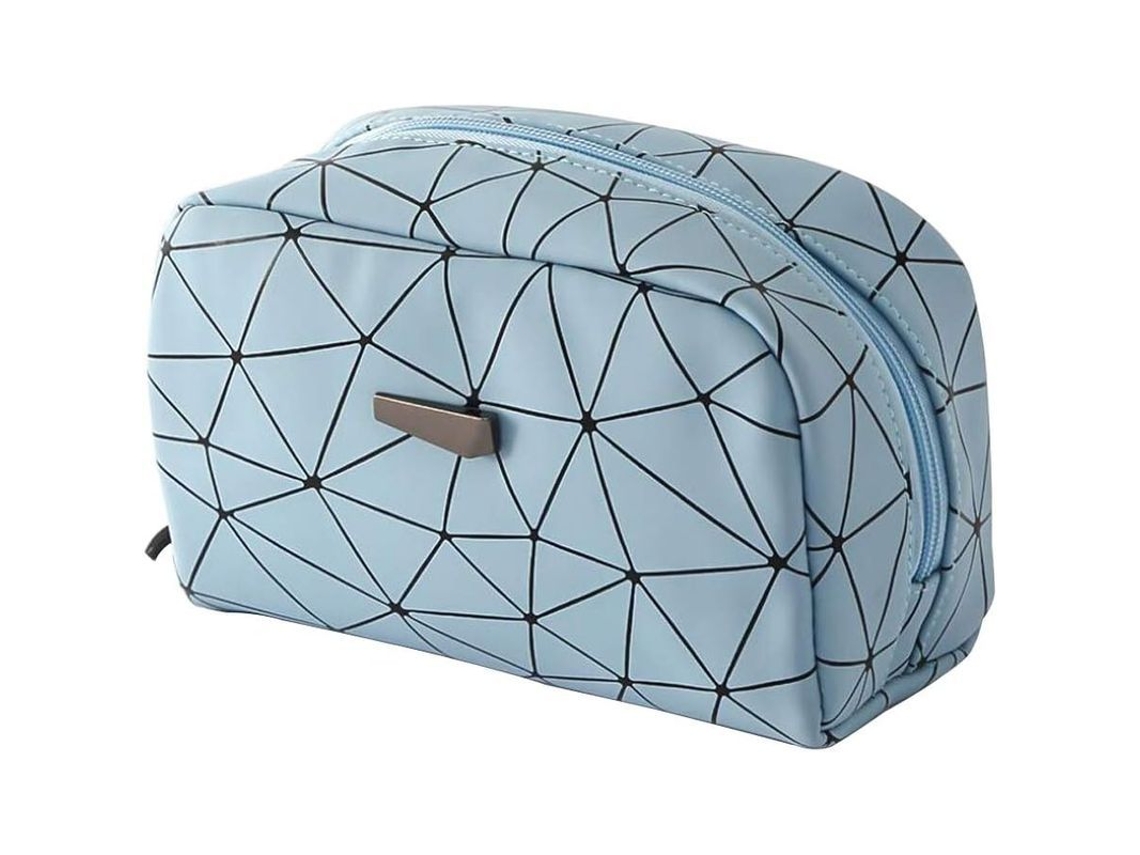 2026-mochila De Maquillaje Impermeable Para Mujeres/niñas Y Brochas De Maquillaje (azul)