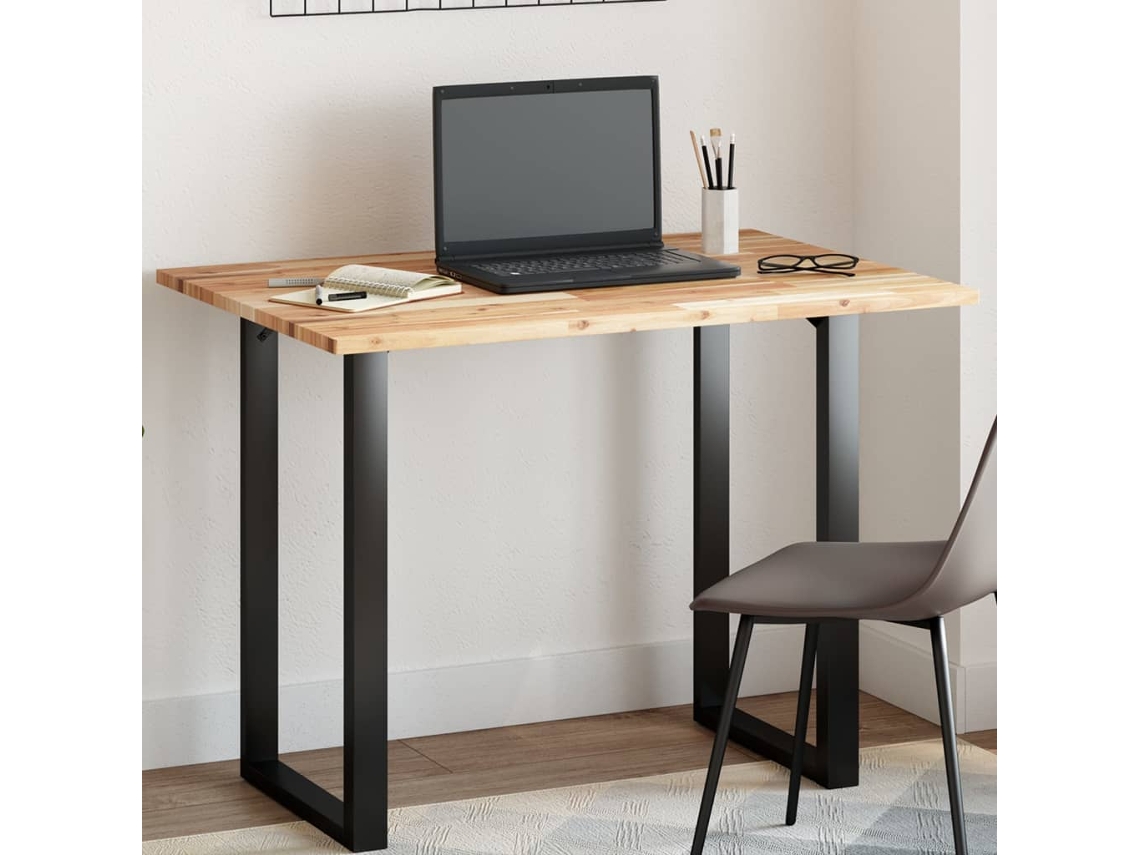 Tablero De Mesa Rectangular Madera Maciza Acacia 80x70x2 Cm