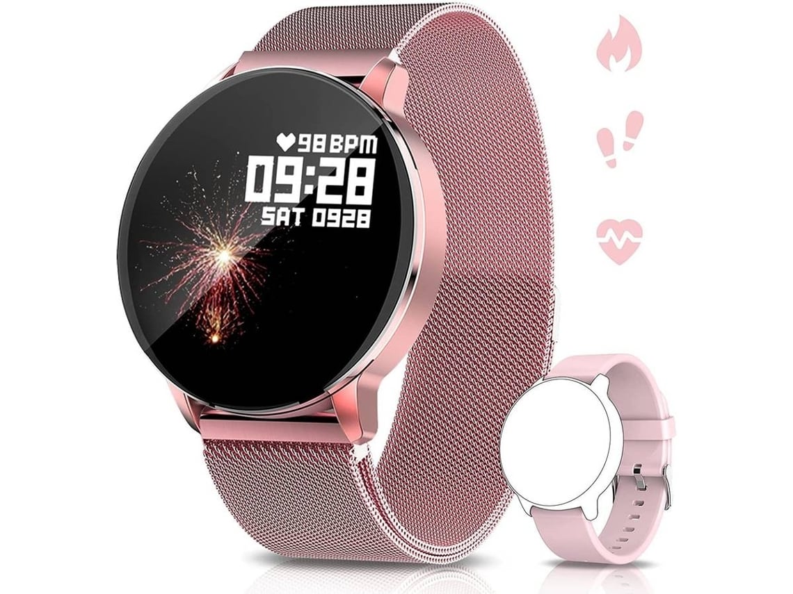 Smartwatch ENKERS Mujer Monitor de Frecuencia Cardiaca IP67 Sports