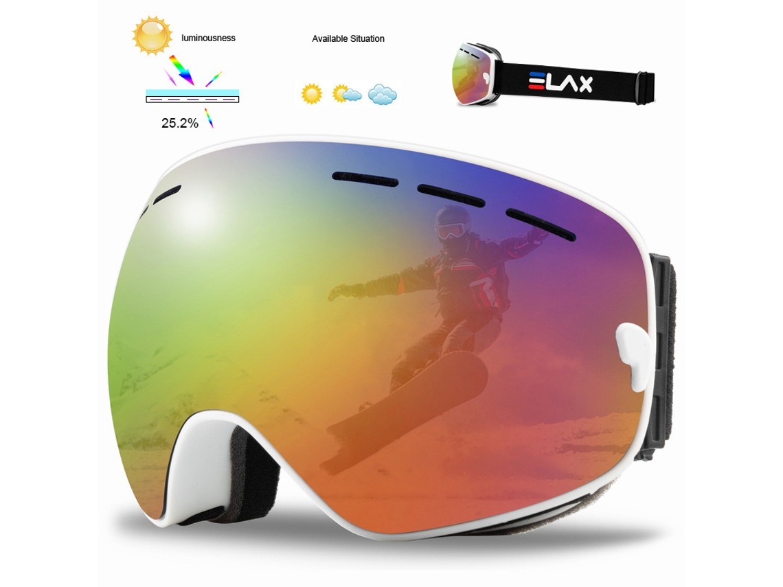 Óculos De Esqui Otg Óculos De Neve Para Snowboard Para Homem, Mulher, Adulto E Jovem Anti Embaciamento, Proteção 102 Uv