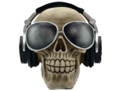 Hucha - Calavera - Gafas de sol - Poliresina - 13,5 x 11,5 x 14 cm