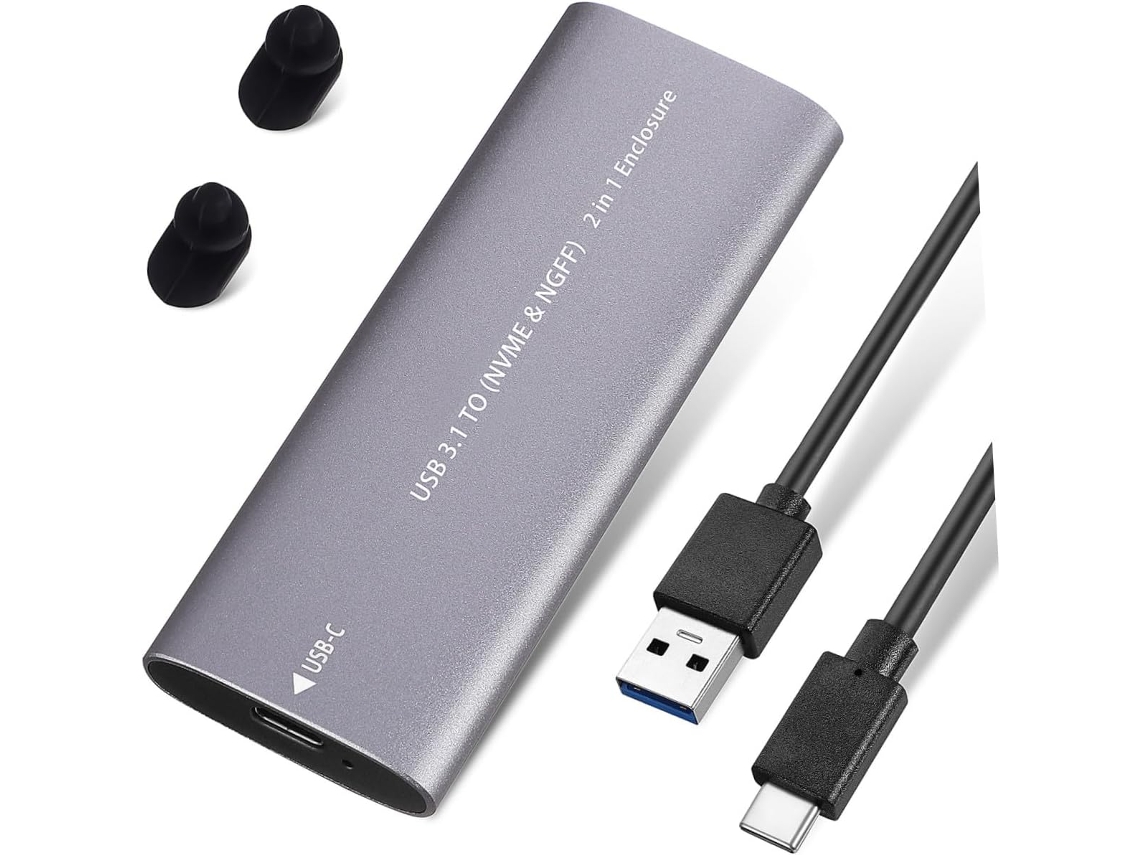 Ssd Externo Portátil De 1 Tb Con Carcasa De Aleación De Aluminio E Interfaz.