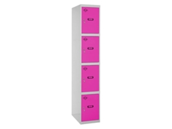 Simonlocker Profesional Desmontable 4 Puertas 1/4 300 Inicial Gris/Rojo SIMON RACK