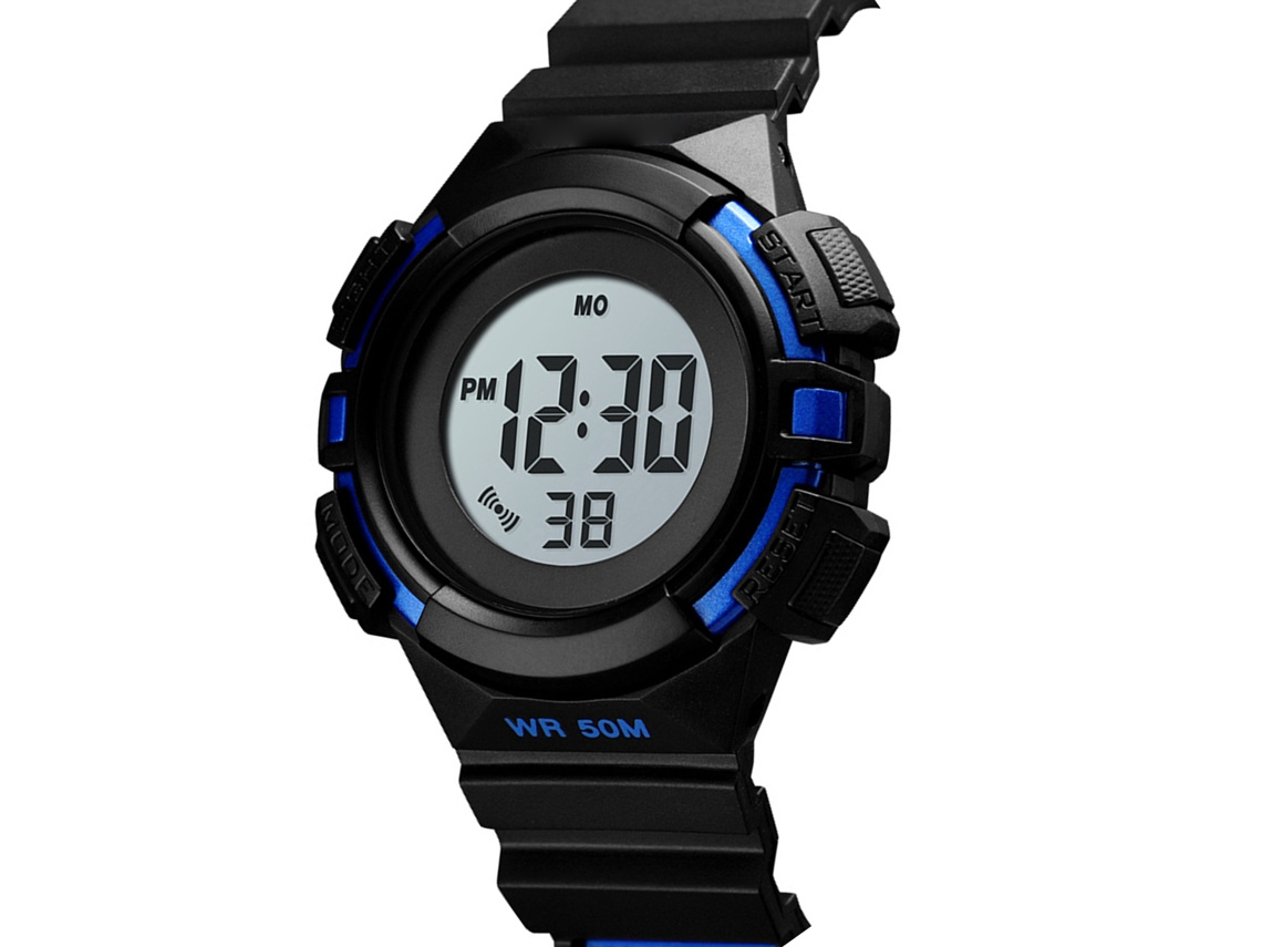 Reloj Digital Multifuncional Unisex Skmei, Resistente Al Agua Hasta 50 M, Luz El, Estilo Casual Y Deportivo.