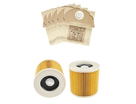Saco de filtro de pó para karcher wd2250 a2004 mv2 sacos de pó eficientes