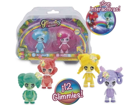 Figura de Jugar GIOCHI PREZIOSI Glimmies Friends S2 - Blister 2 Glimmies (Edad Minima: 3 - 6 cm)