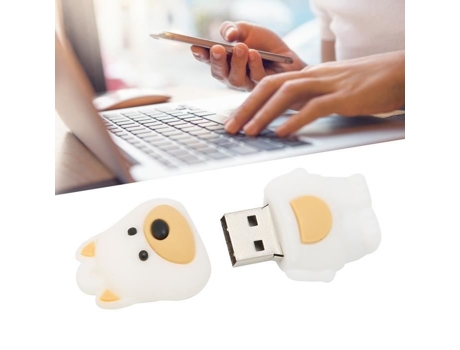 HURRISE Flash Disk Portátil USB Stick Cute Dog Doll 2.0 USB Stick para Almacenamiento de Información de Computadora 64Gb