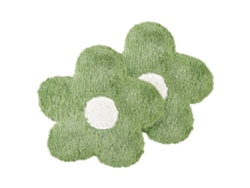 Juego de cojines decorativos BELIANI Sorrel de Algodón Verde 30x30x8