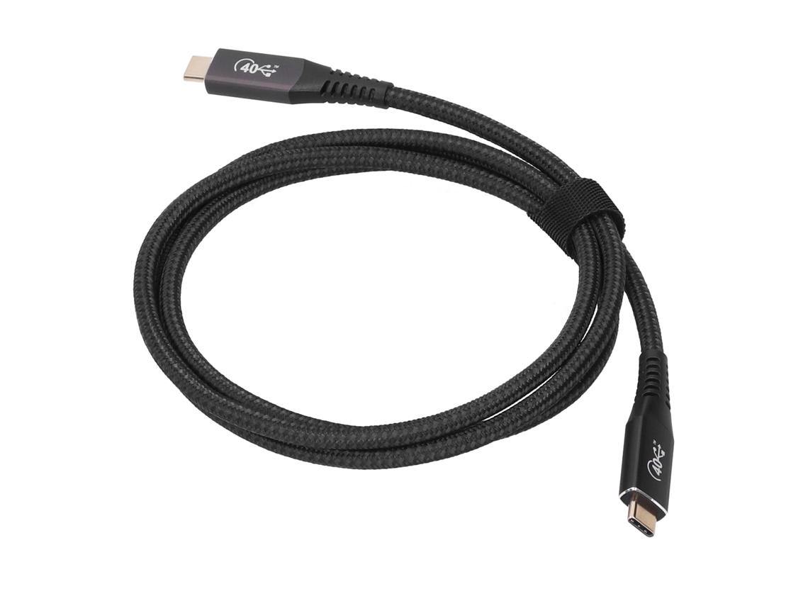 Cable USB 4.0 (transmisión de vídeo 4K a 60 Hz, datos a 40 Gbps)