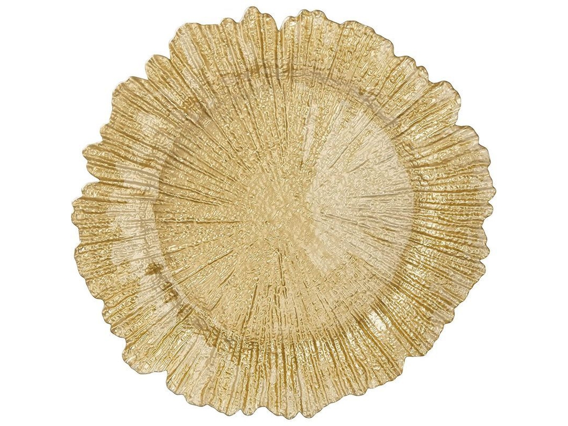 Plato Decorativo De Vidrio Grande De 13 Pulgadas Para Cenas Elegantes En Casa O En Eventos Profesionales, Buffets Y Fiestas.