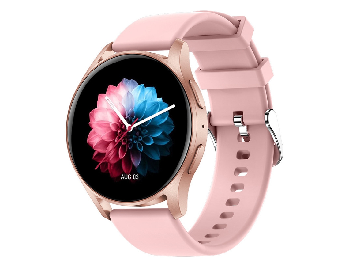 Reloj Inteligente para Mensajes de Texto y Llamadas para Android iPhone Pink GODTVAGT