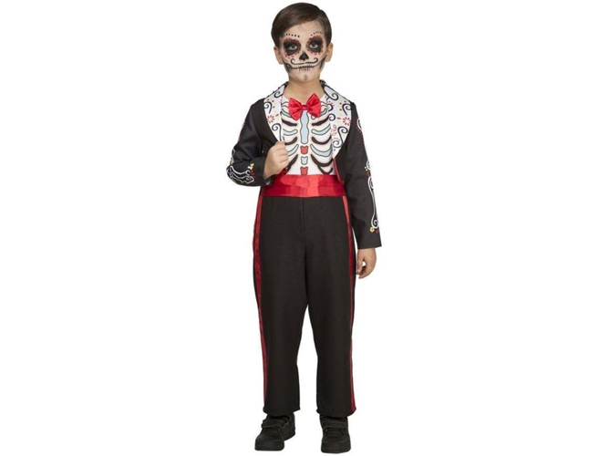Disfraz de Niño VIVING Dia de los Muertos (Tam: 5-6 años)