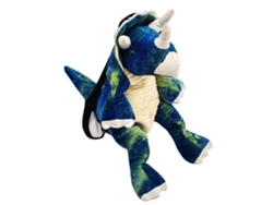 Ats-mochila De Dinosaurio Para Niños, Forma 3d De Dinosaurio Suave De Peluche, Animal Cute, Para Viajar, Escuela, Camping, Azul