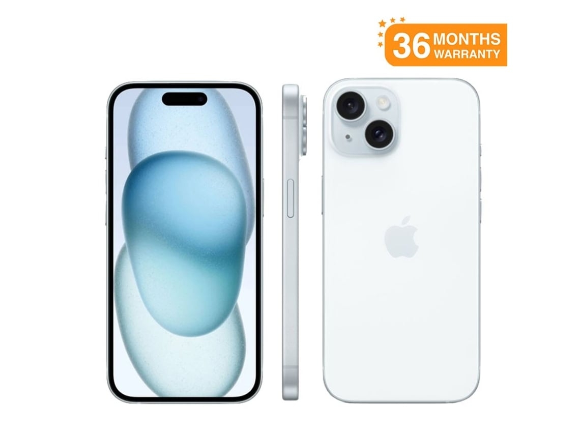 iPhone 15 Plus APPLE (Reacondicionado Marcas Mínimas - 6.7'' - 256 GB - Azul)