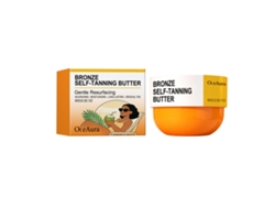 Crema hidratante autobronceadora eficaz para una piel radiante.