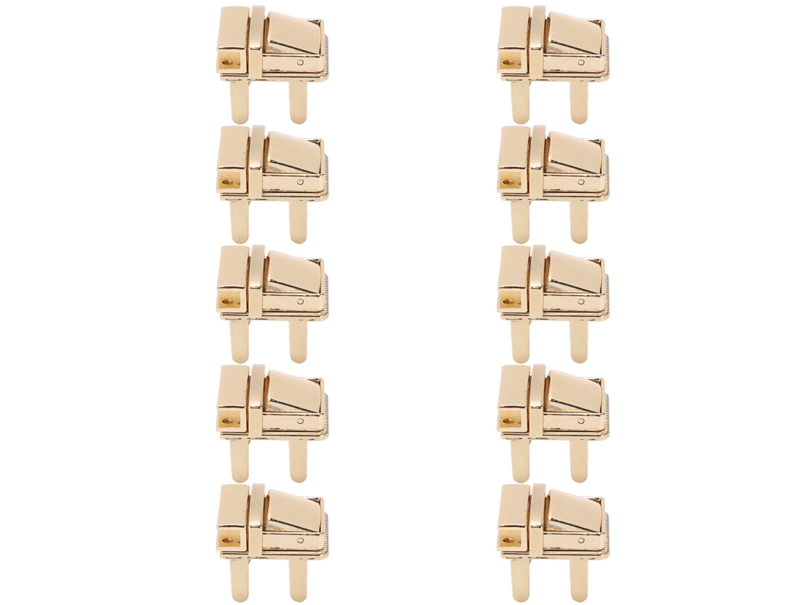 10 Juegos De Cierres De Aleación Para Bolsas De 2,3 X 2,8 Cm, Diseño Clásico, Accesorio De Ferretería Para Bricolaje.